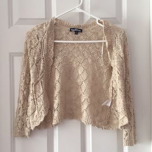Freshman tan cardigan